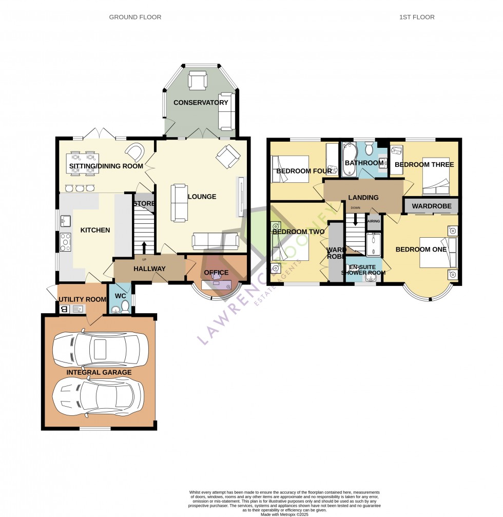 Floorplan for Jubilee Road, Walmer Bridge, Preston, Lancashire