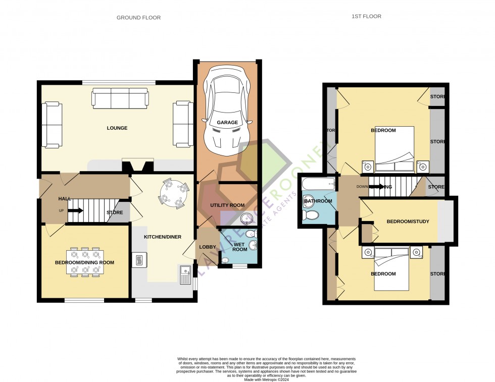 Floorplan for Shirley Lane, Longton, Preston, Lancashire