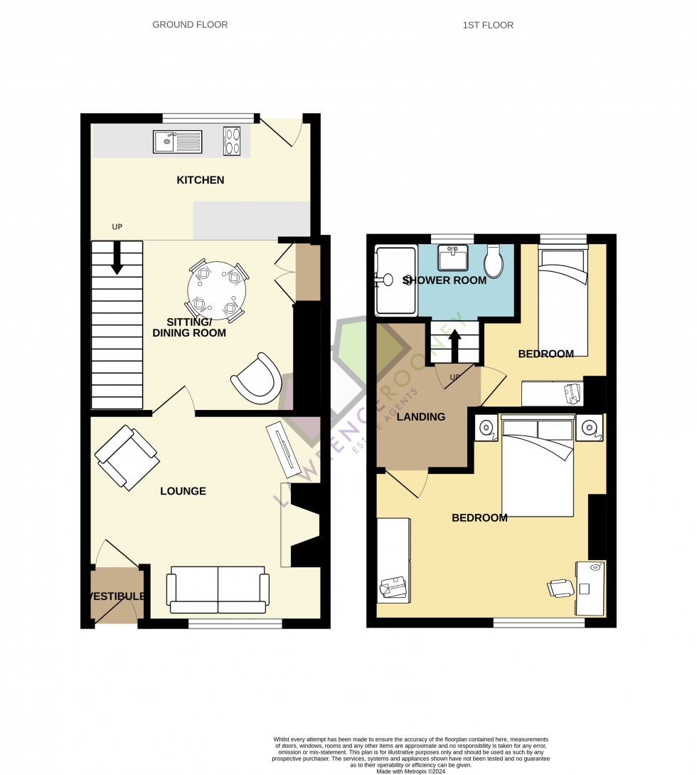 Floorplan for Marshalls Brow, Penwortham, Preston, Lancashire