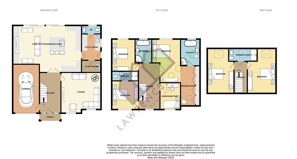 Floorplan for The Martingales, Farriers Fold, Gill Lane, Walmer Bridge, Preston, Lancashire