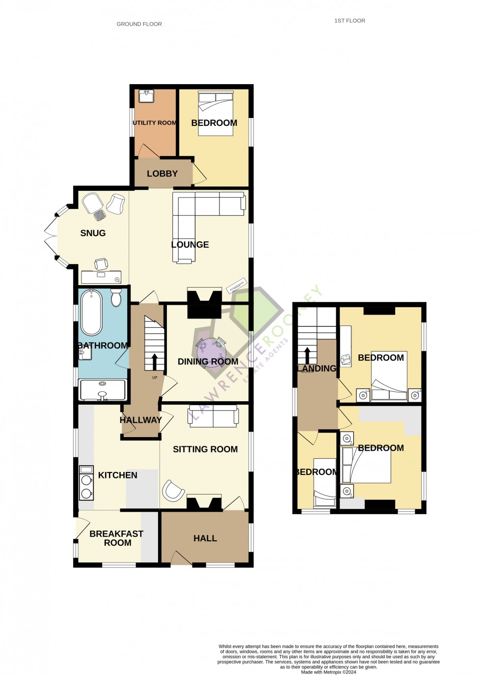 Floorplan for Royalty Lane, New Longton, Preston, Lancashire