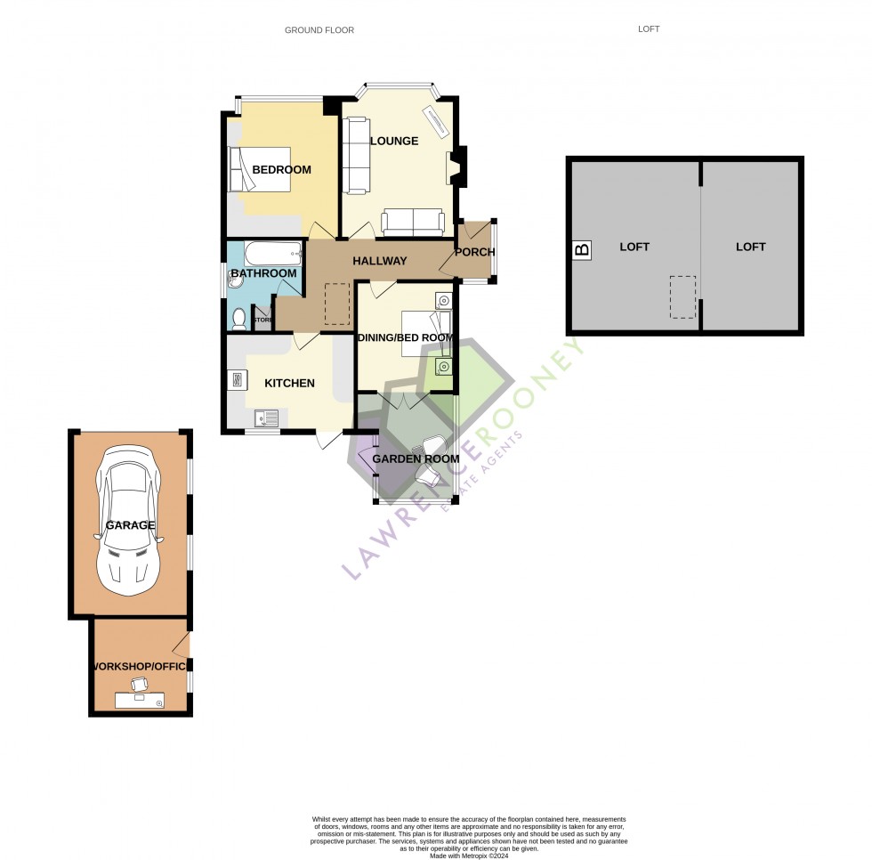 Floorplan for Shaftesbury Avenue, New Longton, Preston, Lancashire