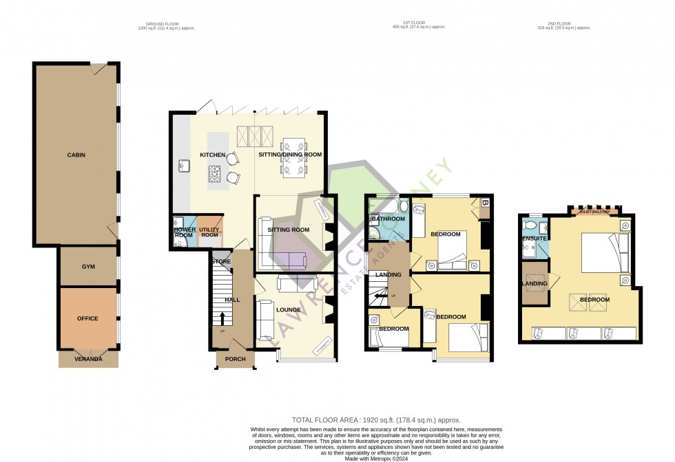 Floorplan for Liverpool Road, Hutton, Preston, Lancashire