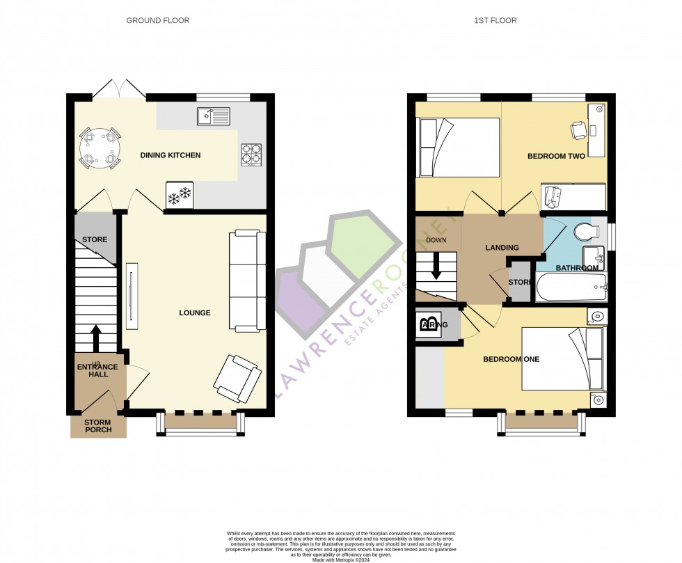 Floorplan for Copper Beeches, Penwortham, Preston, Lancashire