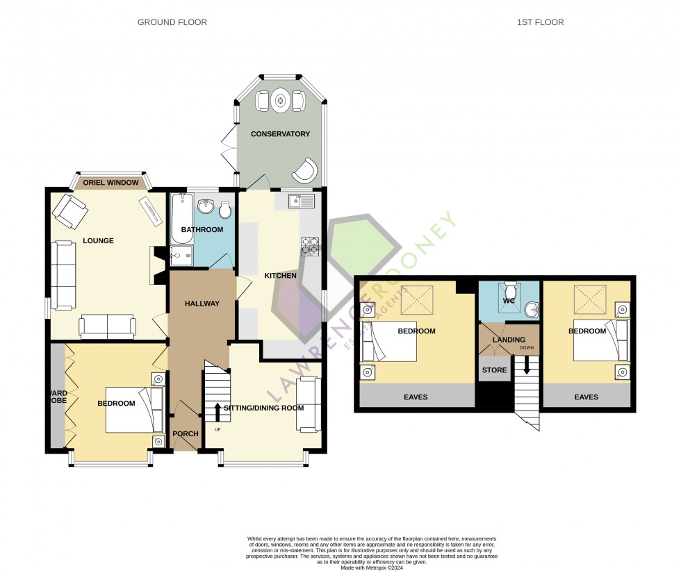 Floorplan for Highfield Drive, Longton, Preston, Lancashire