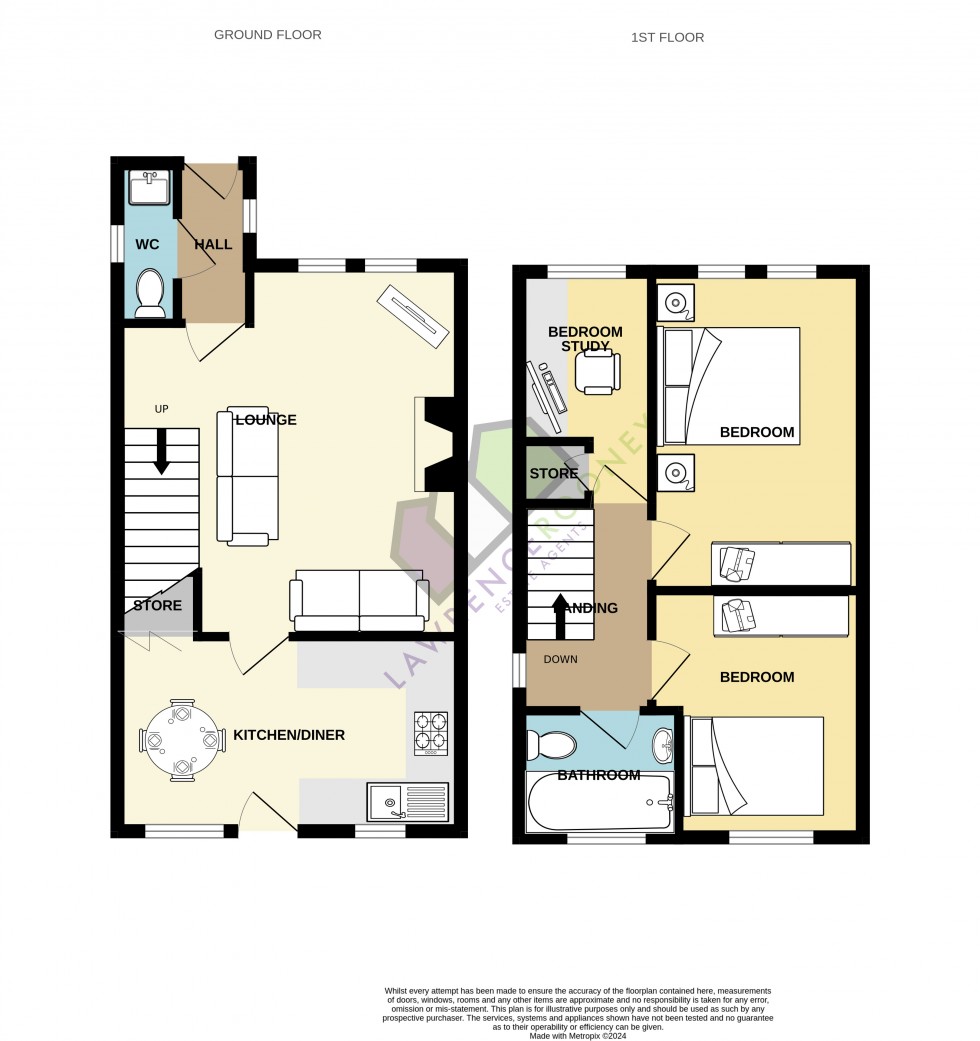 Floorplan for Aspendale Close, Longton, Preston, Lancashire