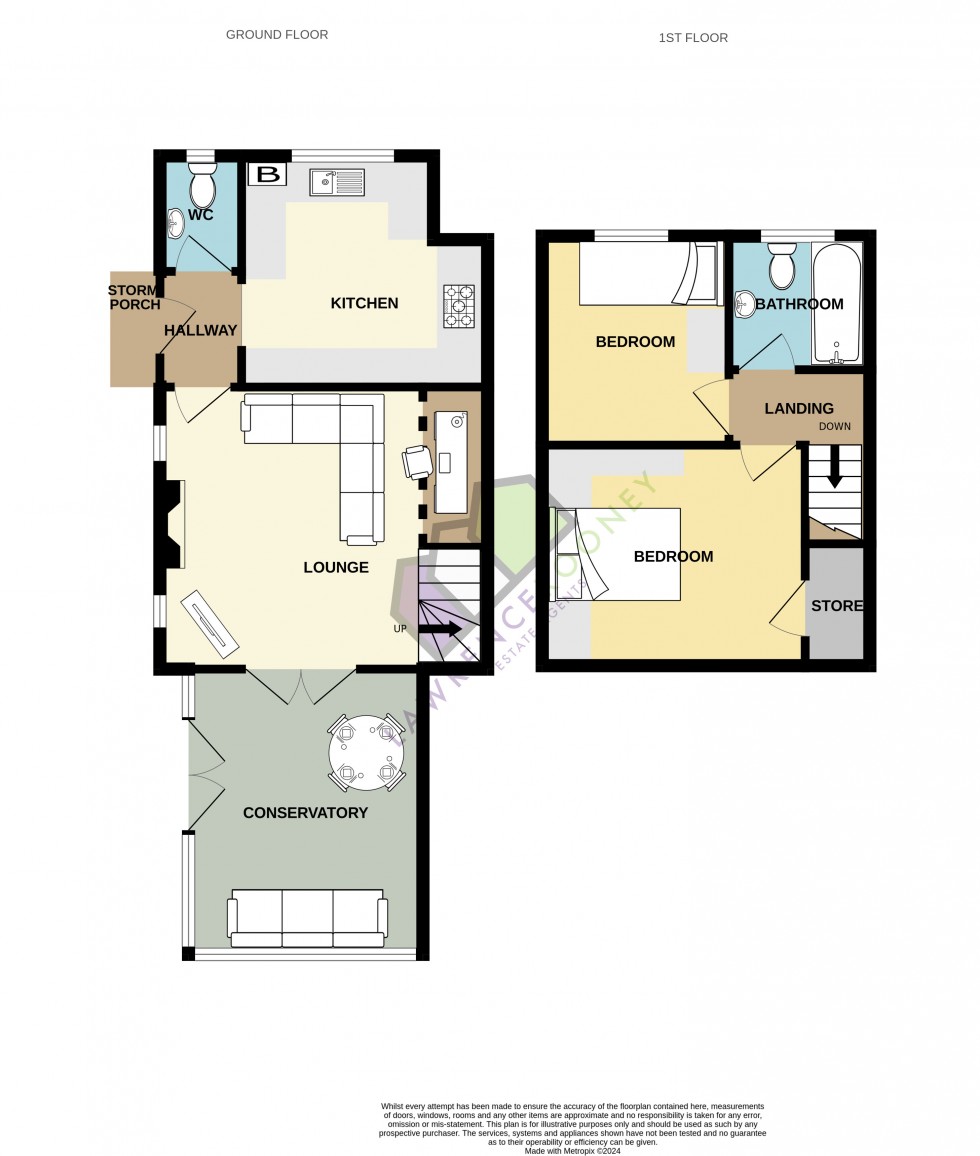 Floorplan for Pendlebury Close, Longton, Preston, Lancashire